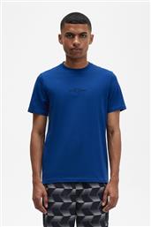 ΑΝΔΡΙΚΗ ΜΠΛΟΥΖΑ EMBROIDERED T-SHIRT M4580-R31 ΜΠΛΕ FRED PERRY