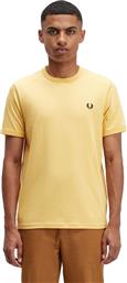 ΑΝΔΡΙΚΗ ΜΠΛΟΥΖΑ RINGER T-SHIRT M3519-P95 ΚΙΤΡΙΝΟ FRED PERRY