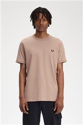 ΑΝΔΡΙΚΗ ΜΠΛΟΥΖΑ RINGER T-SHIRT M3519-V05 ΡΟΖ FRED PERRY