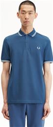 ΑΝΔΡΙΚΗ ΜΠΛΟΥΖΑ TWIN TIPPED POLO M3600-U91 ΡΑΦ FRED PERRY