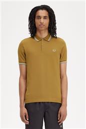 ΑΝΔΡΙΚΗ ΜΠΛΟΥΖΑ TWIN TIPPED POLO M3600-V23 ΜΟΥΣΤΑΡΔΙ FRED PERRY