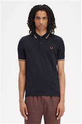 ΑΝΔΡΙΚΗ ΜΠΛΟΥΖΑ TWIN TIPPED POLO M3600-V33 ΜΠΛΕ FRED PERRY