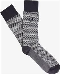 ΑΝΔΡΙΚΗ ΚΑΛΤΣΑ ZIG-ZAG SOCK C8131-297 ΓΚΡΙ FRED PERRY