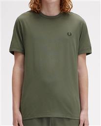 ΑΝΔΡΙΚΗ ΚΟΝΤΟΜΑΝΙΚΗ ΜΠΛΟΥΖΑ - CONTRAST TAPE RINGER M4613 W49 FRED PERRY