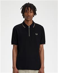 ΑΝΔΡΙΚΗ ΚΟΝΤΟΜΑΝΙΚΗ POLO ΜΠΛΟΥΖΑ - CREPE PIQUE ZIP NECK FRED PERRY