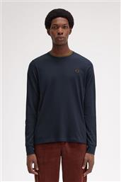 ΑΝΔΡΙΚΗ ΜΑΚΡΥΜΑΝΙΚΗ ΜΠΛΟΥΖΑ TWIN TIPPED T-SHIRT M9602-M68 ΜΠΛΕ FRED PERRY