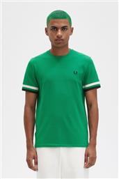 ΑΝΔΡΙΚΟ BOLD TIPPED PIQUE T-SHIRT M5609-R34 ΠΡΑΣΙΝΟ FRED PERRY