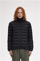 ΑΝΔΡΙΚΟ ΜΠΟΥΦΑΝ HOODED INSULATED JACKET J8553-102 ΜΑΥΡΟ FRED PERRY