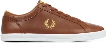 ΑΝΔΡΙΚΟ ΔΕΡΜΑΤΙΝΟ SNEAKER BASELINE LEATHER B4330-C55 TAN ΤΑΜΠΑ FRED PERRY