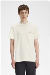 ΑΝΔΡΙΚΟ LOOPBACK JERSEY POCKET T-SHIRT M4650-560 ΕΚΡΟΥ FRED PERRY