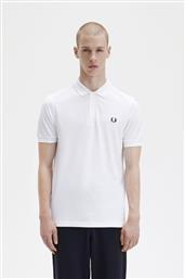 ΑΝΔΡΙΚΟ POLO PLAIN SHIRT M6000-100 ΛΕΥΚΟ FRED PERRY