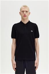 ΑΝΔΡΙΚΟ POLO PLAIN SHIRT M6000-350 ΜΑΥΡΟ FRED PERRY