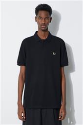 ΑΝΔΡΙΚΟ POLO PLAIN SHIRT M6000-U78 ΜΑΥΡΟ FRED PERRY