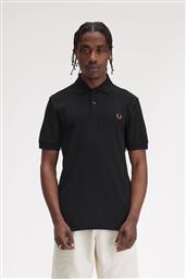 ΑΝΔΡΙΚΟ POLO PLAIN SHIRT M6000-X56 ΜΑΥΡΟ FRED PERRY