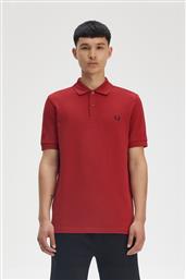 ΑΝΔΡΙΚΟ POLO PLAIN SHIRT M6000-Y35 ΚΟΚΚΙΝΟ FRED PERRY