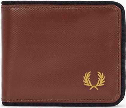 ΑΝΔΡΙΚΟ ΠΟΡΤΟΦΟΛΙ COATED POLYESTER BILLFOLD WALLET L7305-S54 ΚΑΦΕ FRED PERRY