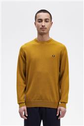 ΑΝΔΡΙΚΟ ΠΟΥΛΟΒΕΡ CLASSIC CREW NECK JUMPER K9601-S81 ΜΟΥΣΤΑΡΔΙ FRED PERRY