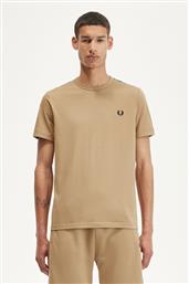 ΑΝΔΡΙΚΟ T-SHIRT CONTRAST TAPE RINGER M4613-V19 ΚΑΦΕ FRED PERRY