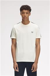 ΑΝΔΡΙΚΟ T-SHIRT CONTRAST TAPE RINGER M4613-Z06 ΕΚΡΟΥ FRED PERRY