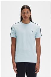 ΑΝΔΡΙΚΟ TONAL TAPE RINGER T-SHIRT M5675-S22 ΣΙΕΛ FRED PERRY