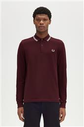 POLO ΜΑΚΡΥΜΑΝΙΚΟ ΑΝΔΡΙΚΟ THE SHIRT M3636-597 ΜΠΟΡΝΤΟ FRED PERRY