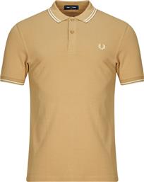 ΠΟΛΟ ΜΕ ΚΟΝΤΑ ΜΑΝΙΚΙΑ TWIN TIPPED FRED PERRY