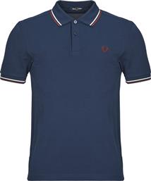 ΠΟΛΟ ΜΕ ΚΟΝΤΑ ΜΑΝΙΚΙΑ TWIN TIPPED SHIRT FRED PERRY