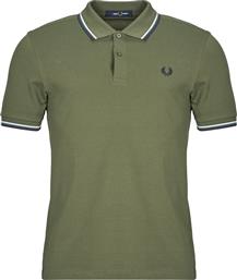 ΠΟΛΟ ΜΕ ΚΟΝΤΑ ΜΑΝΙΚΙΑ TWIN TIPPED SHIRT FRED PERRY