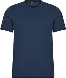 T-SHIRT ΜΕ ΚΟΝΤΑ ΜΑΝΙΚΙΑ RINGER T-SHIRT FRED PERRY