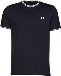 T-SHIRT ΜΕ ΚΟΝΤΑ ΜΑΝΙΚΙΑ TWIN TIPPED T-SHIRT FRED PERRY