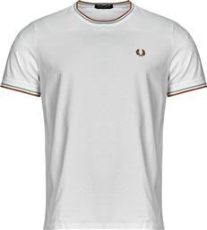 T-SHIRT ΜΕ ΚΟΝΤΑ ΜΑΝΙΚΙΑ TWIN TIPPED T-SHIRT FRED PERRY