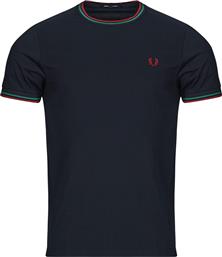 T-SHIRT ΜΕ ΚΟΝΤΑ ΜΑΝΙΚΙΑ TWIN TIPPED T-SHIRT FRED PERRY