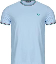 T-SHIRT ΜΕ ΚΟΝΤΑ ΜΑΝΙΚΙΑ TWIN TIPPED T-SHIRT FRED PERRY