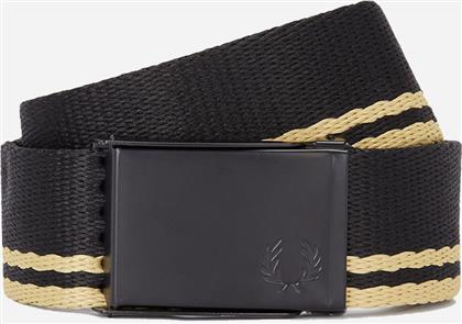 TIPPED WEBBING ΖΩΝΗ ΑΝΔΡΙΚΗ BT9460-157 GOLD FRED PERRY