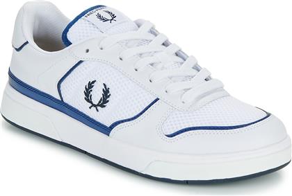 XΑΜΗΛΑ SNEAKERS B300 LEATHER / MESH FRED PERRY