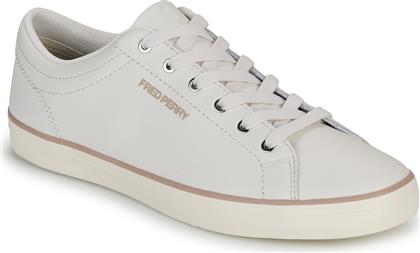XΑΜΗΛΑ SNEAKERS BASELINE TEXTURED LEATHER FRED PERRY