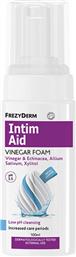 INTIM AID VINEGAR FOAM ΕΙΔΙΚΟΣ ΑΦΡΟΣ ΚΑΘΑΡΙΣΜΟΥ ΤΗΣ ΕΥΑΙΣΘΗΤΗΣ ΠΕΡΙΟΧΗΣ ΜΕ ΞΥΔΙ & ΕΧΙΝΑΚΕΙΑ 100ML FREZYDERM