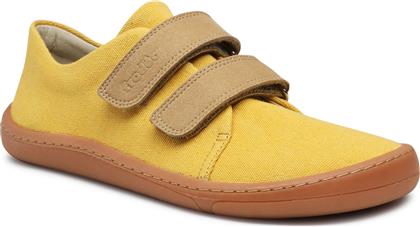 ΑΘΛΗΤΙΚΑ BAREFOOT VEGAN VELCRO G3130229-6 ΚΙΤΡΙΝΟ FRODDO