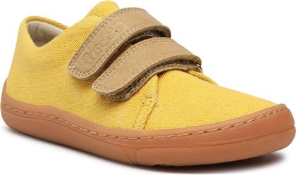 ΑΘΛΗΤΙΚΑ BAREFOOT VEGAN VELCRO G3130229-6 ΚΙΤΡΙΝΟ FRODDO