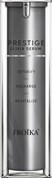 PRESTIGE DETOXIFY, RECHARGE & REVITALIZE ELIXIR SERUM ΕΝΥΔΑΤΙΚΟΣ ΟΡΟΣ ΠΡΟΣΩΠΟΥ ΜΕ ΕΝΙΣΧΥΜΕΝΗ ΑΝΤΙΓΗΡΑΝΤΙΚΗ ΔΡΑΣΗ ΓΙΑ ΑΠΟΤΟΞΙΝΩΣΗ, ΤΟΝΩΣΗ & ΑΝΑΖΩΟΓΟΝΗΣΗ ΤΟΥ ΔΕΡΜΑΤΟΣ 30ML FROIKA
