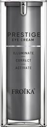 PRESTIGE REDEFINE ILLUMINATE, CORRECT & ACTIVE EYE CREAM ΑΝΤΙΓΗΡΑΝΤΙΚΗ ΚΡΕΜΑ ΜΑΤΙΩΝ ΓΙΑ ΤΗΝ ΑΝΤΙΜΕΤΩΠΙΣΗ ΤΩΝ ΣΗΜΑΔΙΩΝ ΚΟΥΡΑΣΗΣ, ΜΕ ΑΝΤΙΡΥΤΙΔΙΚΗ ΔΡΑΣΗ ΓΙΑ ΑΝΑΖΩΟΓΟΝΗΣΗ & ΕΝΥΔΑΤΩΣΗ 15ML FROIKA