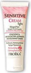 SENSITIVE CREAM LIGHT 40ML - ,ΕΝΥΔΑΤΙΚΗ ΚΑΤΑΠΡΑΥΝΤΙΚΗ ΚΡΕΜΑ ΠΡΟΣΩΠΟΥ ΕΛΑΦΡΙΑΣ ΥΦΗΣ ΓΙΑ ΤΟ ΕΥΑΙΣΘΗΤΟ - ΜΗ ΑΝΕΚΤΙΚΟ ΔΕΡΜΑ FROIKA