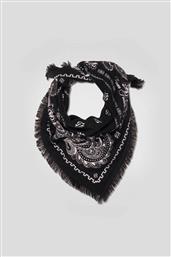 UNISEX ΚΑΣΚΟΛ ΑΠΟ ΚΑΣΜΙΡΙ ΜΕ ALL-OVER PRINT - PERMAFO03309W ΜΑΥΡΟ FROM FUTURE