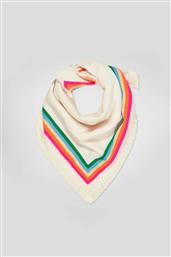 UNISEX ΚΑΣΚΟΛ ΑΠΟ ΚΑΣΜΙΡΙ ΜΕ ΡΙΓΕ ΣΧΕΔΙΟ - PERMAFO02785W ΕΚΡΟΥ FROM FUTURE