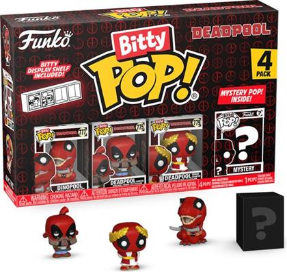 BITTY POP! MARVEL - DINOPOOL AND CHASE MYSTERY 4-PACK ΦΙΓΟΥΡΕΣ FUNKO