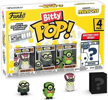 BITTY POP! MINIONS - BRIDE KEVIN, FRANKENSTEIN BOB, CREATURE MEL AND CHASE MYSTERY 4-PACK ΦΙΓΟΥΡΕΣ FUNKO