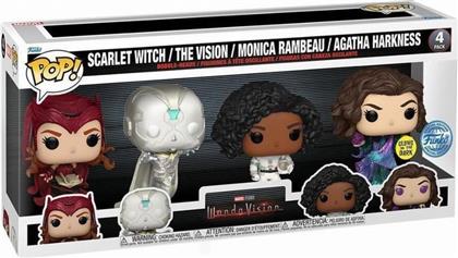 POP! MARVEL - SCARLET WITCH, THE VISION, MONICA RAMBEAU, AGATHA HARKNESS (4-PACK) FUNKO από το PUBLIC