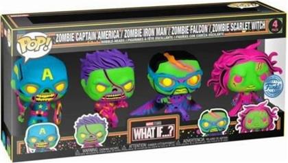 ΦΙΓΟΥΡΑ POP! MARVEL: WHAT IF - ZOMBIE CAPTAIN AMERICA, ZOMBIE IRON MAN, ZOMBIE FALCON, ZOMBIE SCARLET WITCH (4-PACK) FUNKO