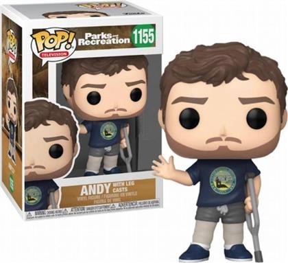 POP! TELEVISION - PARKS AND RECREATION - ANDY WITH LEG CASTS #1155 FUNKO