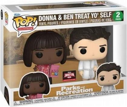POP! TELEVISION - PARKS AND RECREATION - DONNA BEN TREAT YO SELF 2-PACK FUNKO